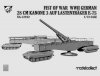 Modelcollect UA72192 Fist of War WWII German 28CM Kanone 3 Auf Lastenträger E-75 1/72